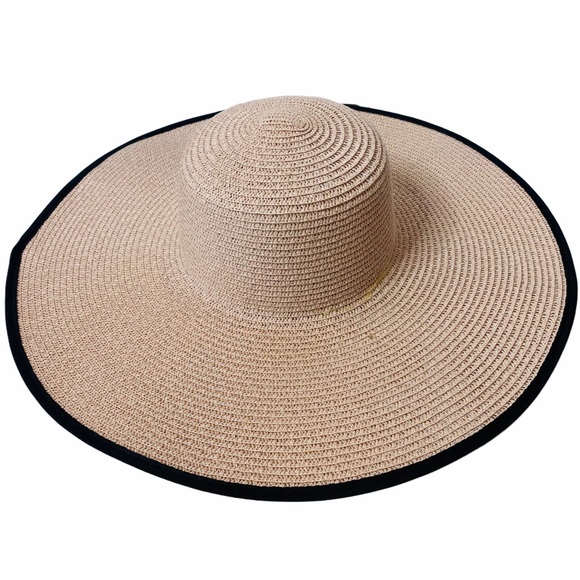 Large Pink Floppy Hat Adjustable O/S - Picture 2 of 9